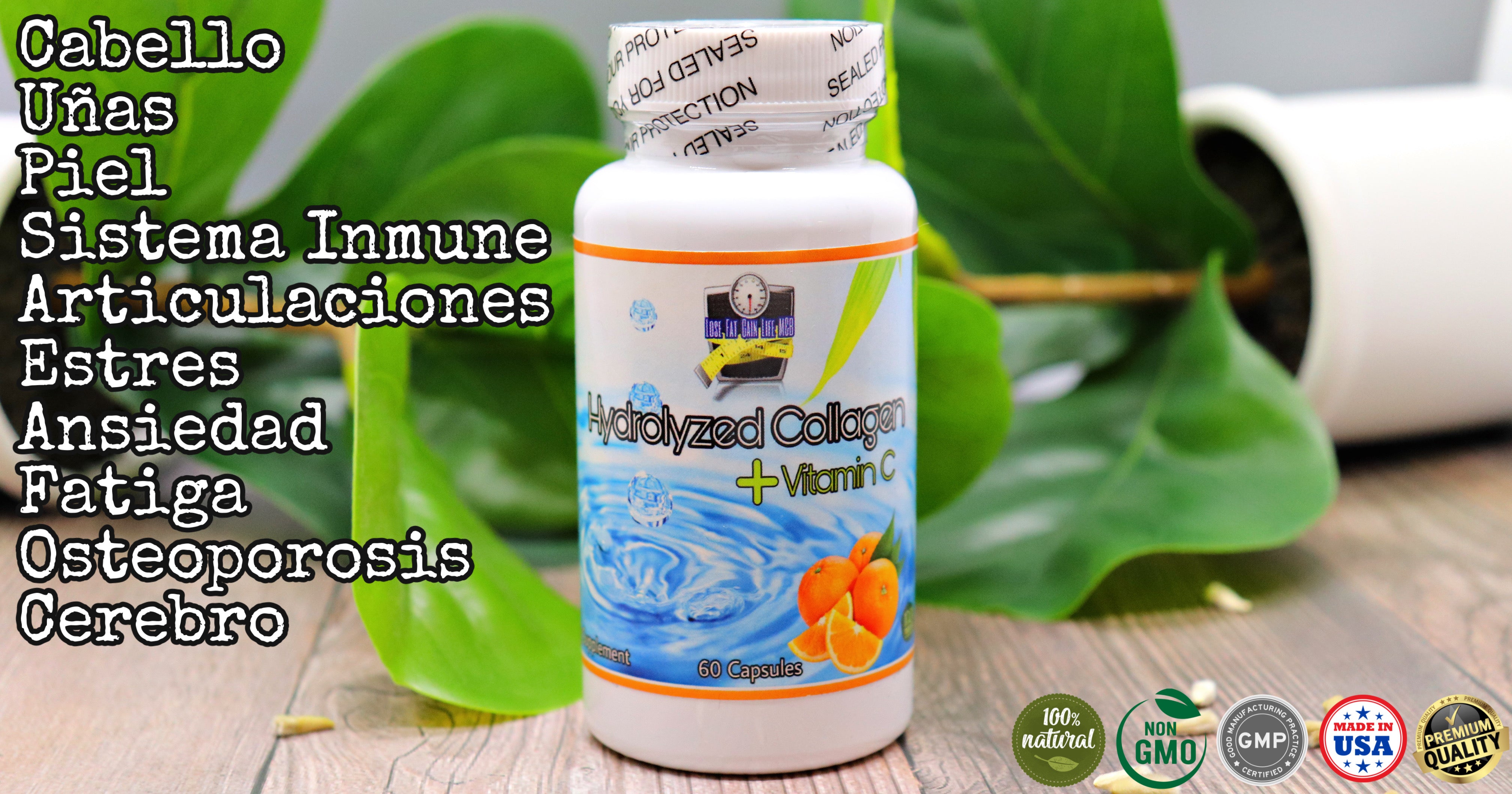 Hydrolyzed Collagen + Vitamin C